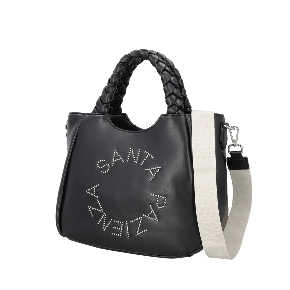 BORSA MEDIA BEATRICE HOBO COLORE NERO LE PANDORINE