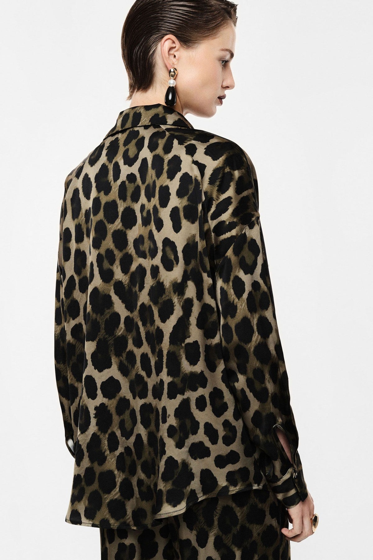 CAMICIA STAMPA ANIMALIER CON BOTTONI REGULAR-FIT IMPERIAL