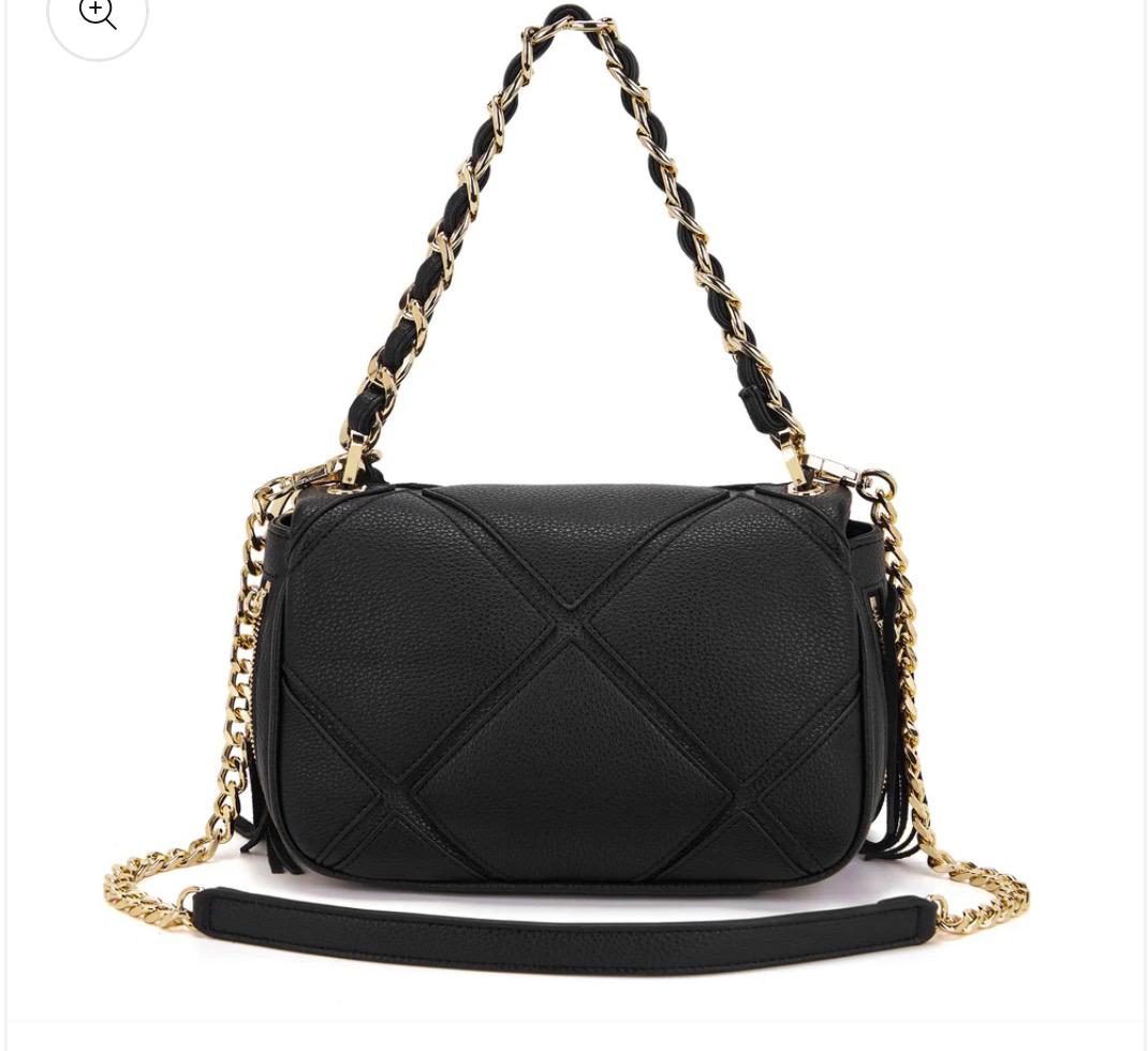 BORSA A SPALLA ISABEL BLACK LE CARRIE