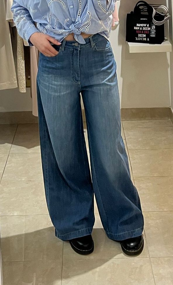 JEANS GAMBA LARGA MOTEL