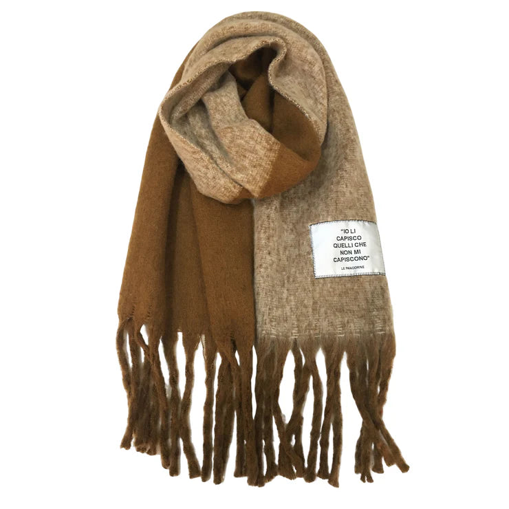 SCIARPA 40X200 COLORE NATURALE LE PANDORINE