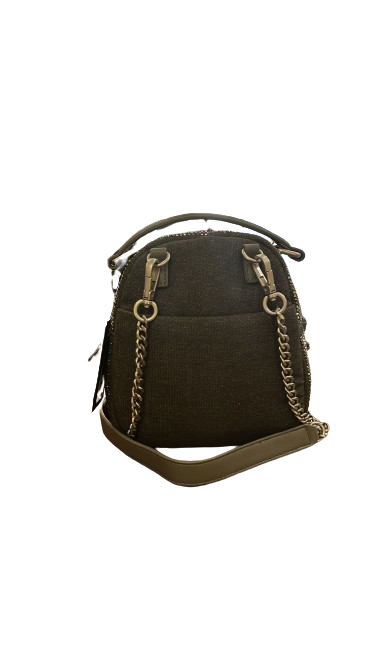 nimes small round backpack canvas