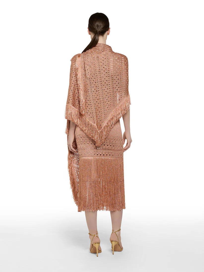 STOLA ROSA LUREX SIMONA CORSELLINI