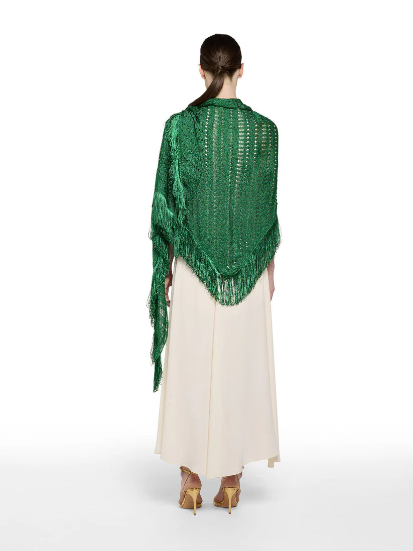 STOLA VERDE LUREX SIMONA CORSELLINI