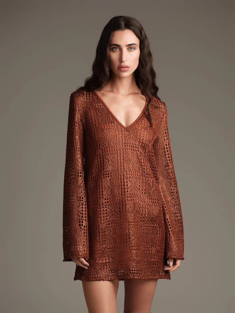 ABITO CORTO IN CROCHETTE COTAZUR