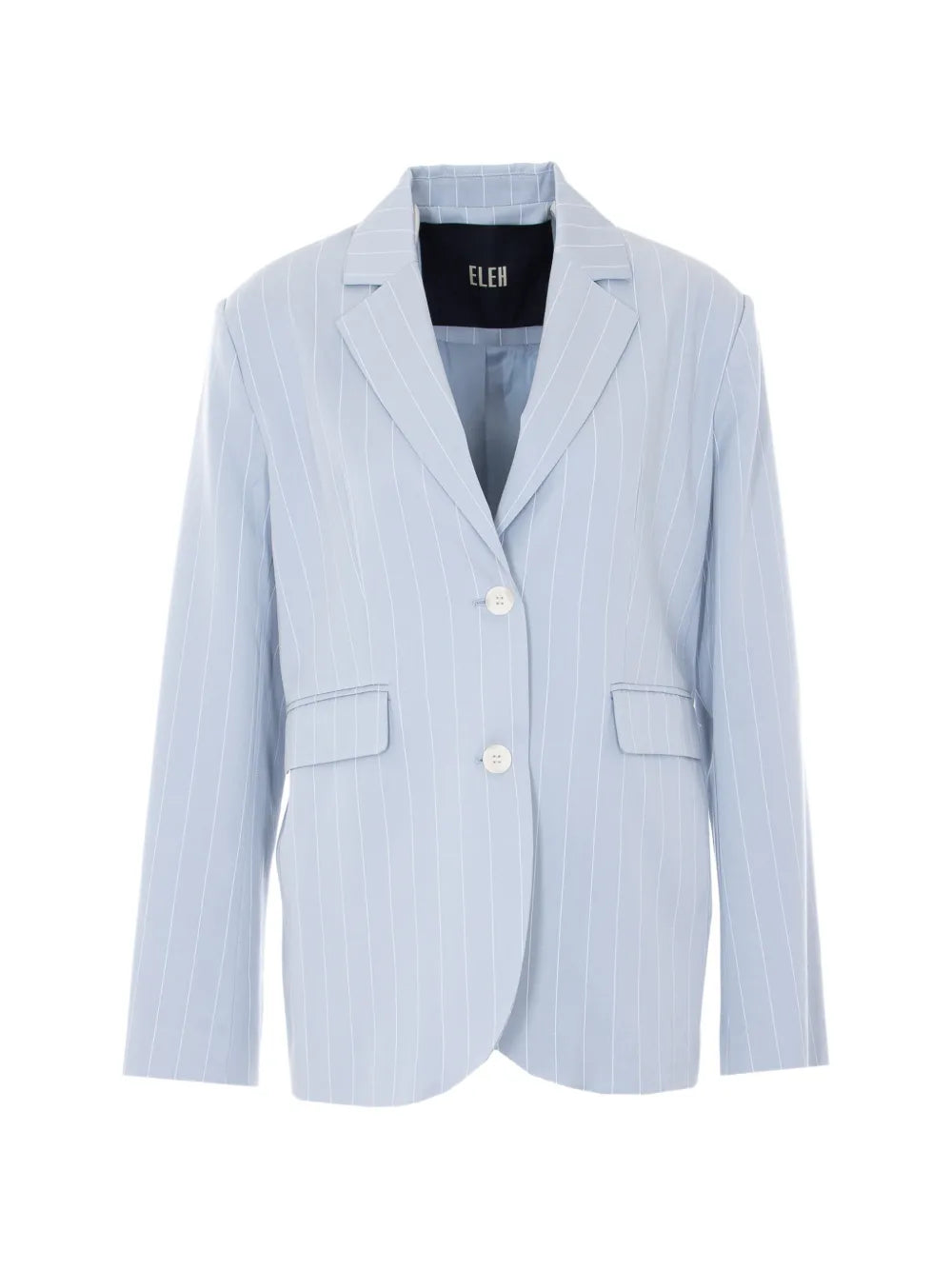 BLAZER A RIGHE CON SCOLLO A V ELEH