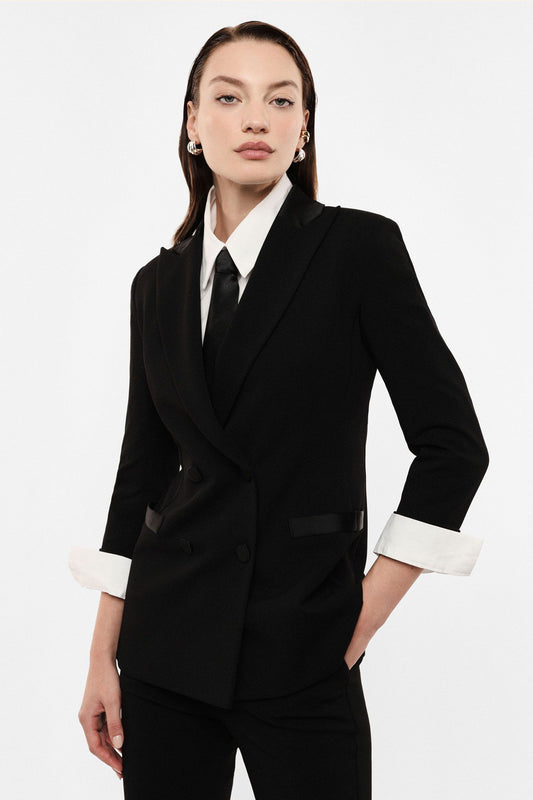 BLAZER DOPPIOPETTO CON MANICHE TRE QUARTI IMPERIAL