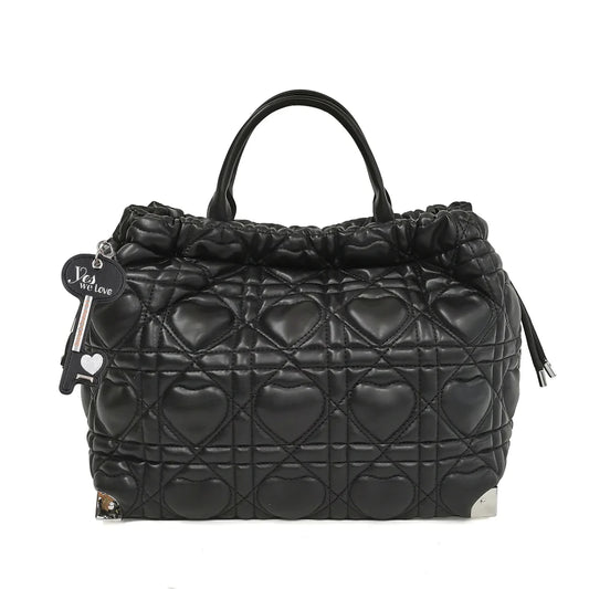 BORSA A MANO LOVE BUCKET COLORE NERO LE PANDORINE