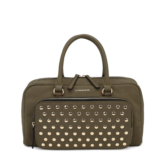 BORSA A MANO PATTY COLORE VERDE MILITARE LE PANDORINE