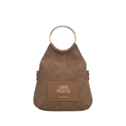 BORSA A MANO PICCOLA RACHEL COLORE LEGNO LE PANDORINE