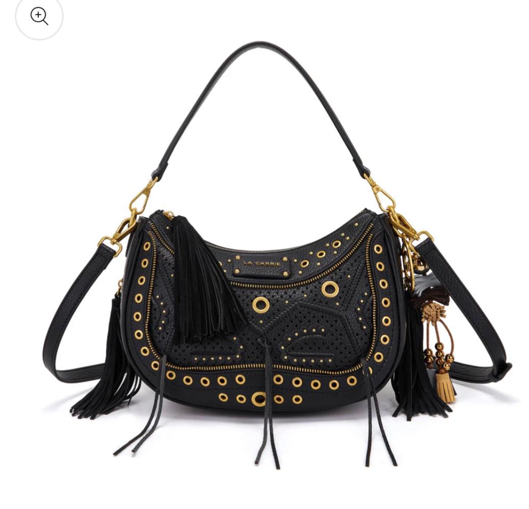 BORSA A SPALLA JUNGLE NERA LE CARRIE