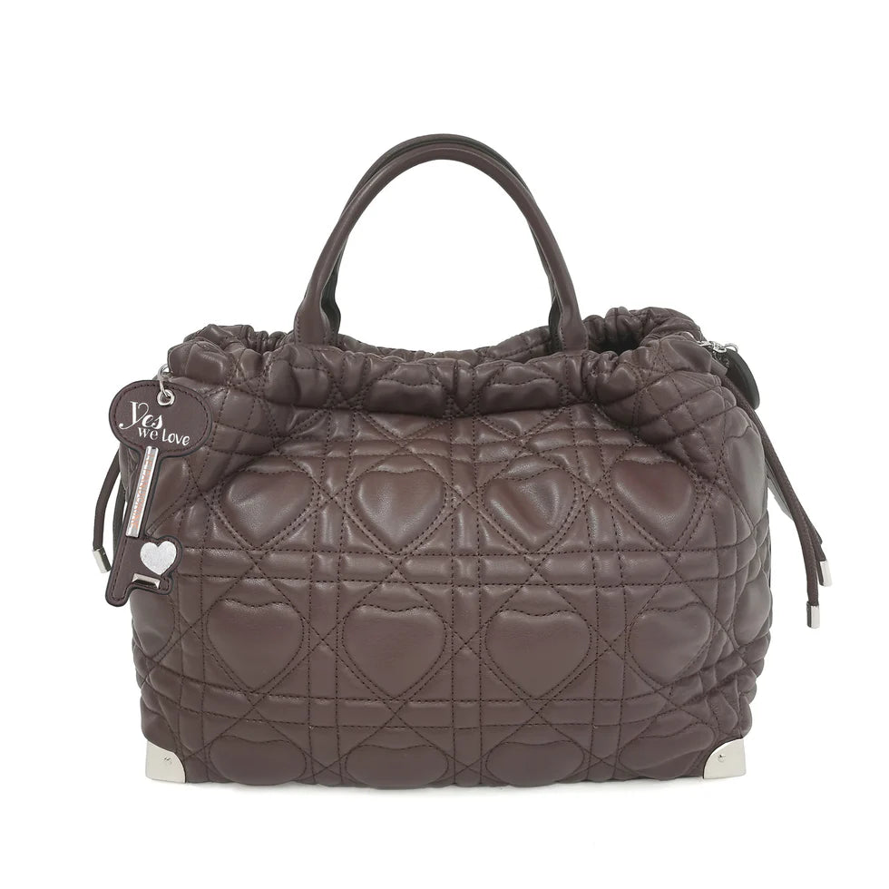 BORSA A MANO LOVE BUCKET COLORE TESTA DI MORO LE PANDORINE