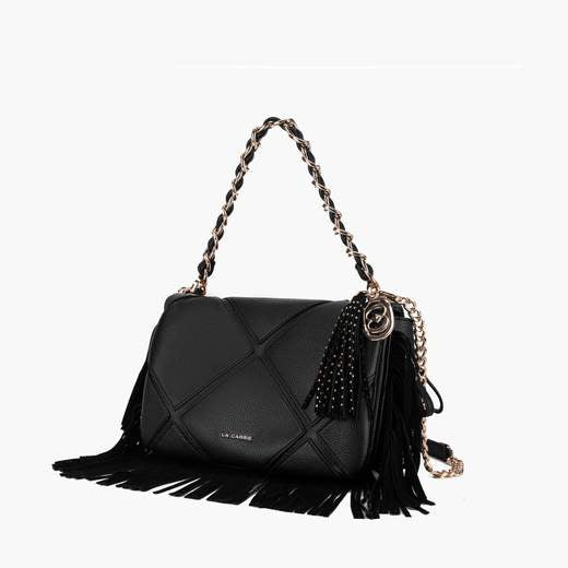 BORSA A SPALLA ISABEL BLACK LE CARRIE