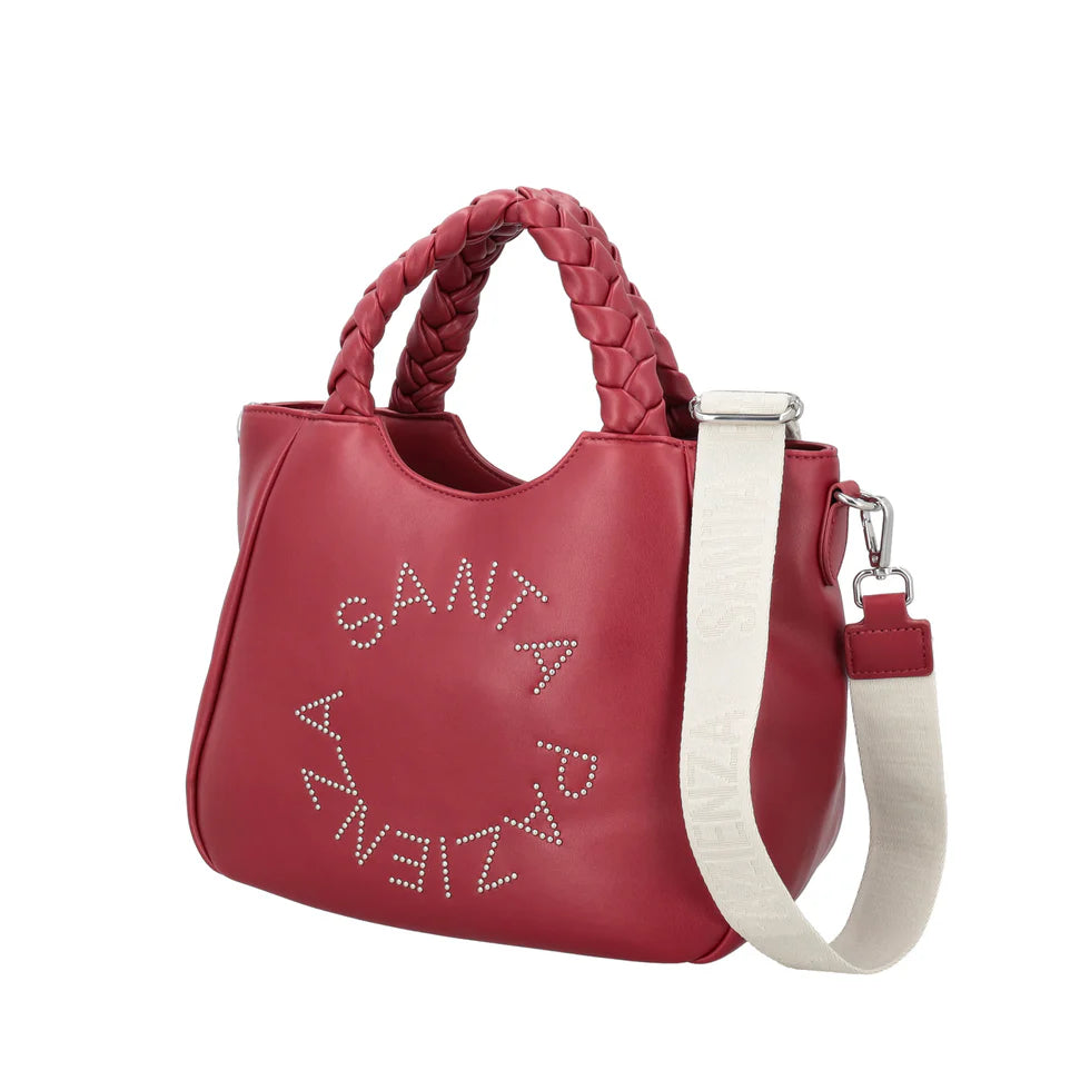 BORSA MEDIA BEATRICE HOBO COLORE BORDEAUX LE PANDORINE