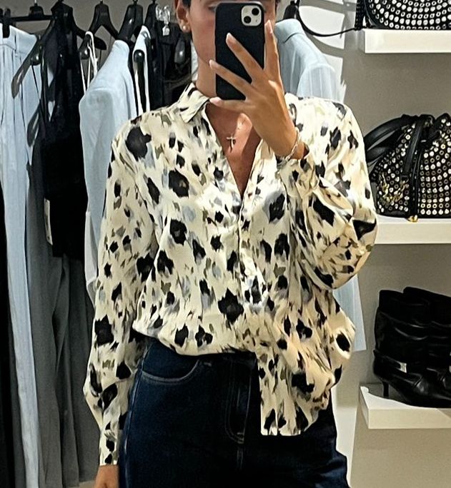 CAMICIA IN TWILL STAMPATO EMME