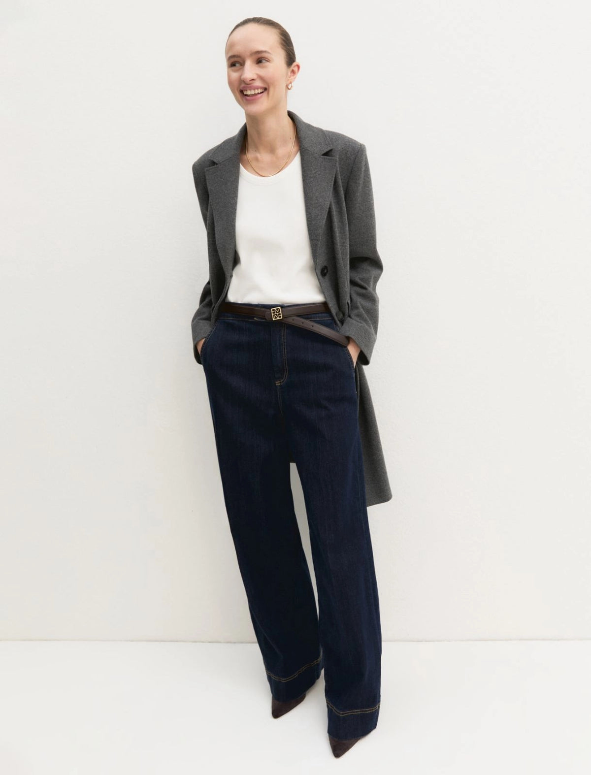 DENIM SUPER STRETCH BLUE JEANS EMME