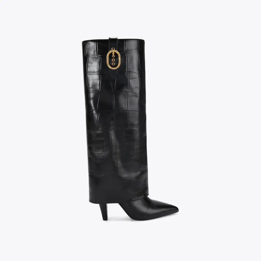 FOLD OVER TALL BOOT KURT GEIGER