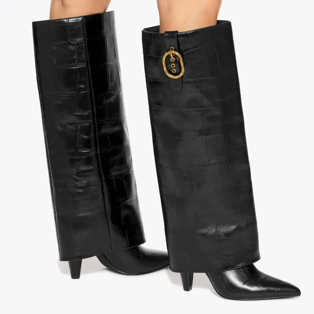 FOLD OVER TALL BOOT KURT GEIGER