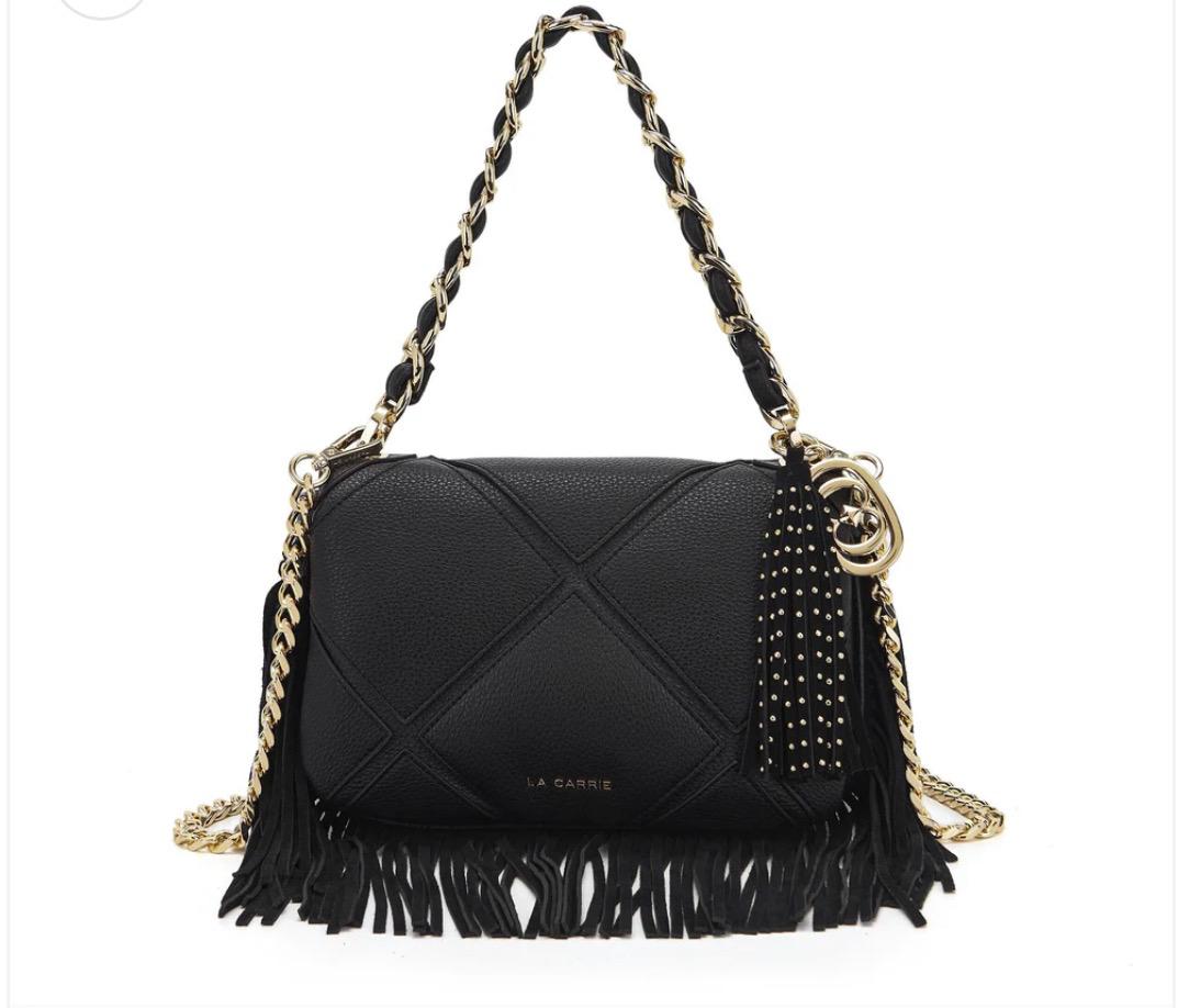 BORSA A SPALLA ISABEL BLACK LE CARRIE