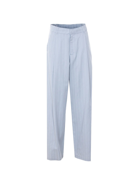 PANTALONE A RIGHE GAMBA AMPIA ELEH