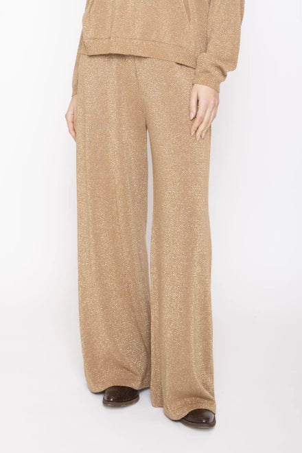 PANTALONE A PALAZZO LUREX ORO MOKI-B