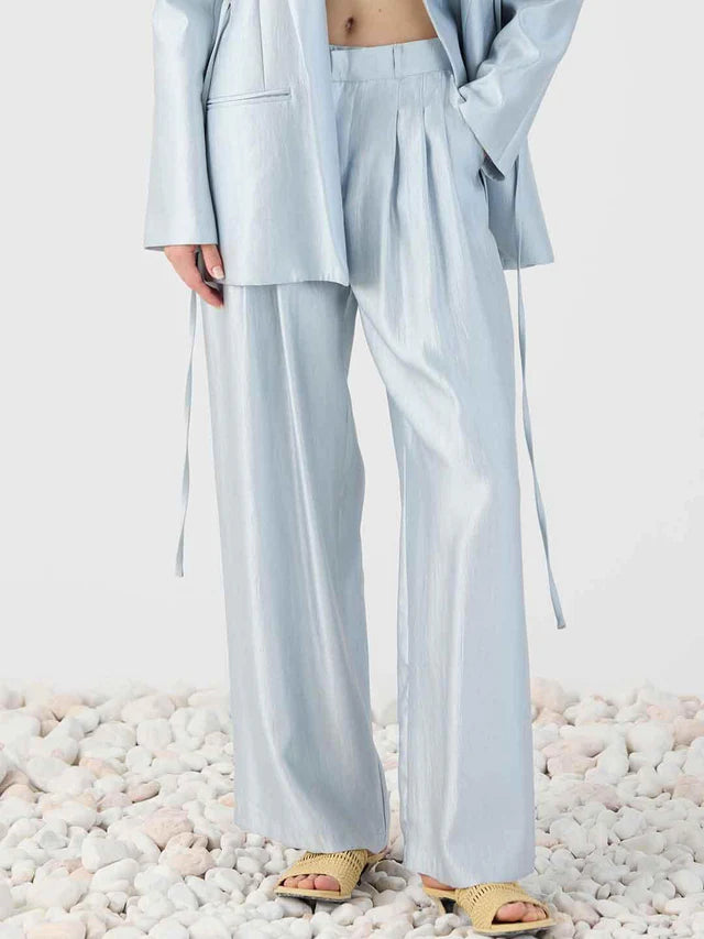 PANTALONE AZZURRO PERLA ELEH