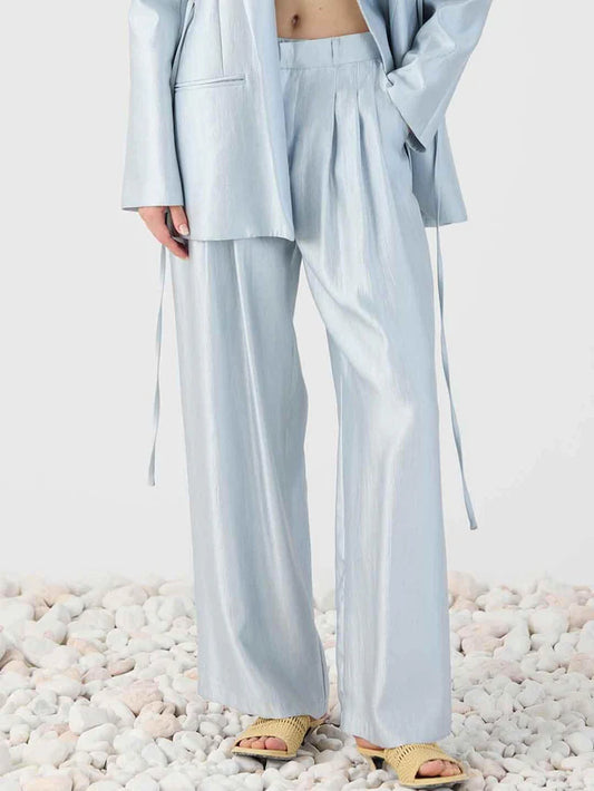 PANTALONE AZZURRO PERLA ELEH