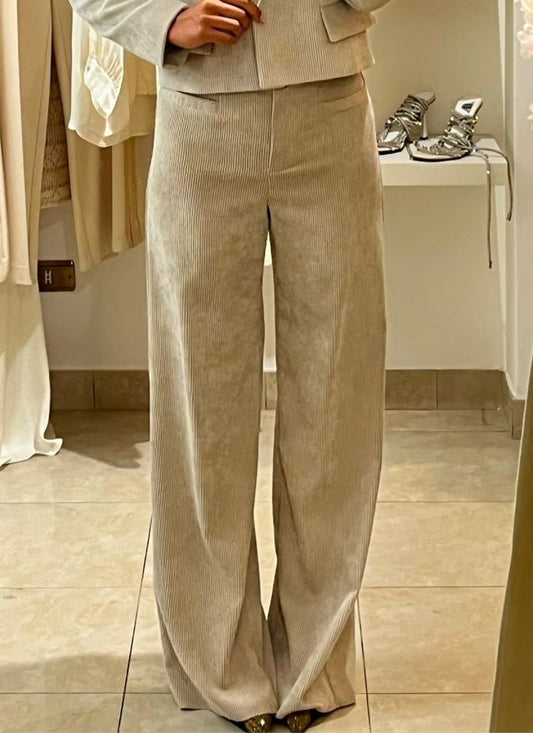 PANTALONE IN VELLUTO A COSTINE EMME