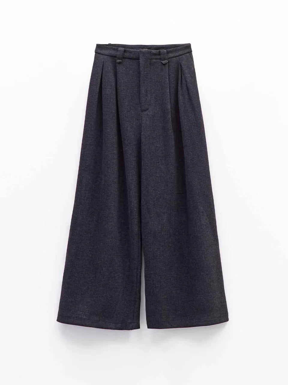 PANTALONE NERO CON PINCES ELEH