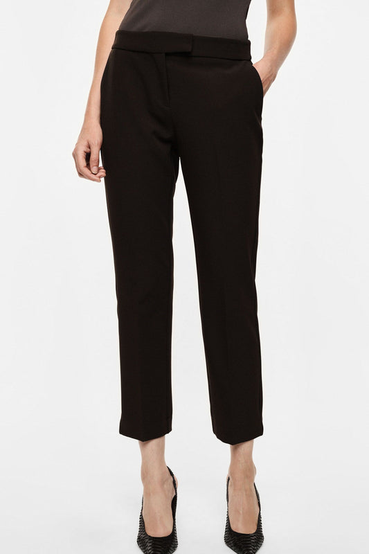 PANTALONI CROPPED MORO CON PIEGA FRONTALE SARTORIALE IMPERIAL