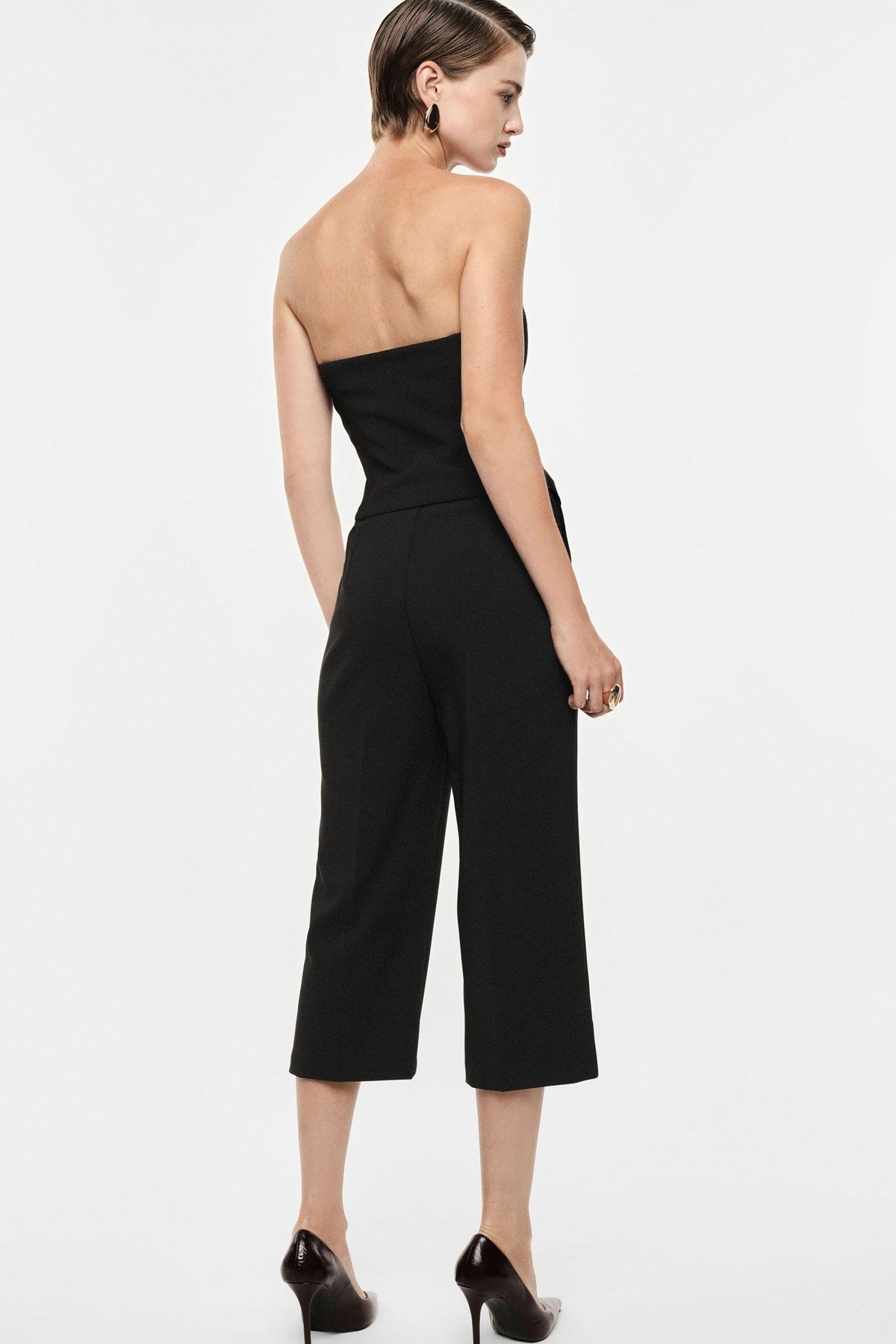 PANTALONI CROPPED VITA ALTA LINEA AMPIA IMPERIAL