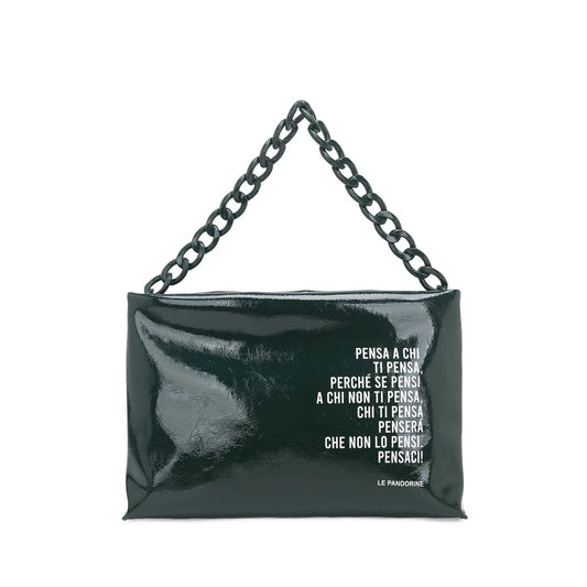 POCHETTE MEDIA MALIKA COLORE VERDE LE PANDORINE