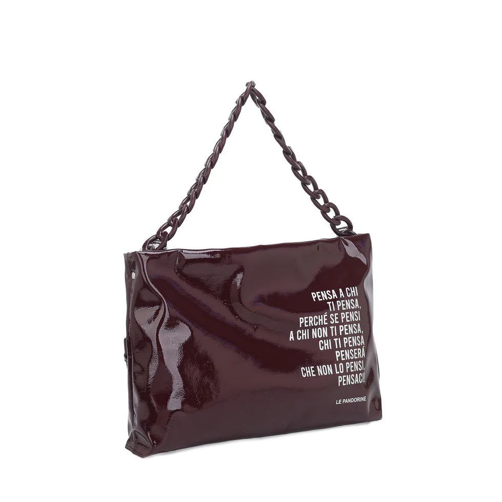 POCHETTE MEDIA MALIKA COLORE BORDEAUX LE PANDORINE