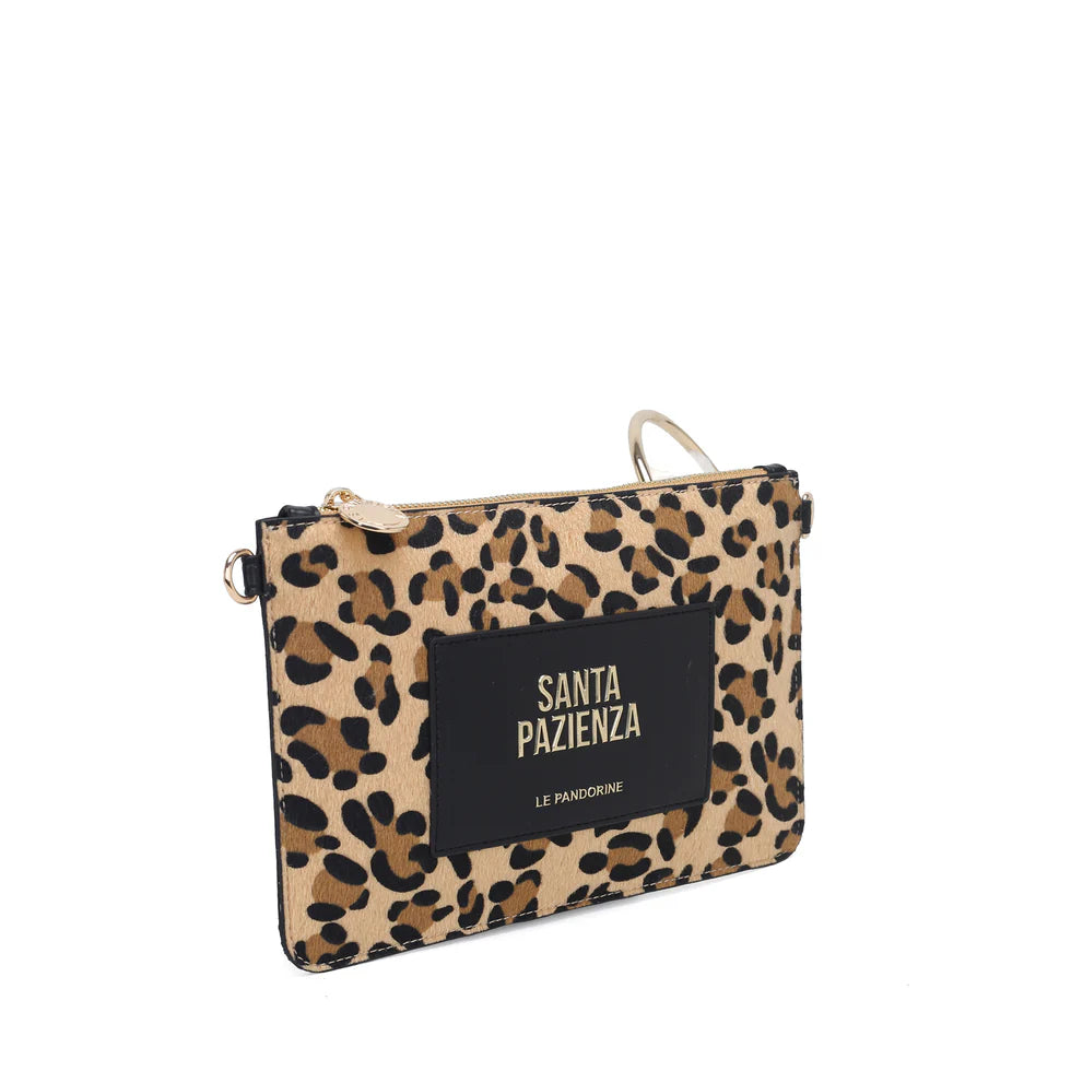 POCHETTE PICCOLA RACHEL COLORE LEOPARDATO LE PANDORINE