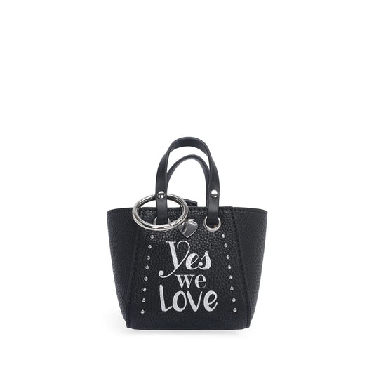 PORTACHIAVI MINI BORSA LITTLE P COLORE NERO LE PANDORINE