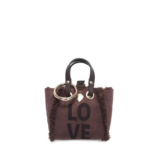 PORTACHIAVI MINI BORSA LITTLE P COLORE TESTA DI MORO LE PANDORINE