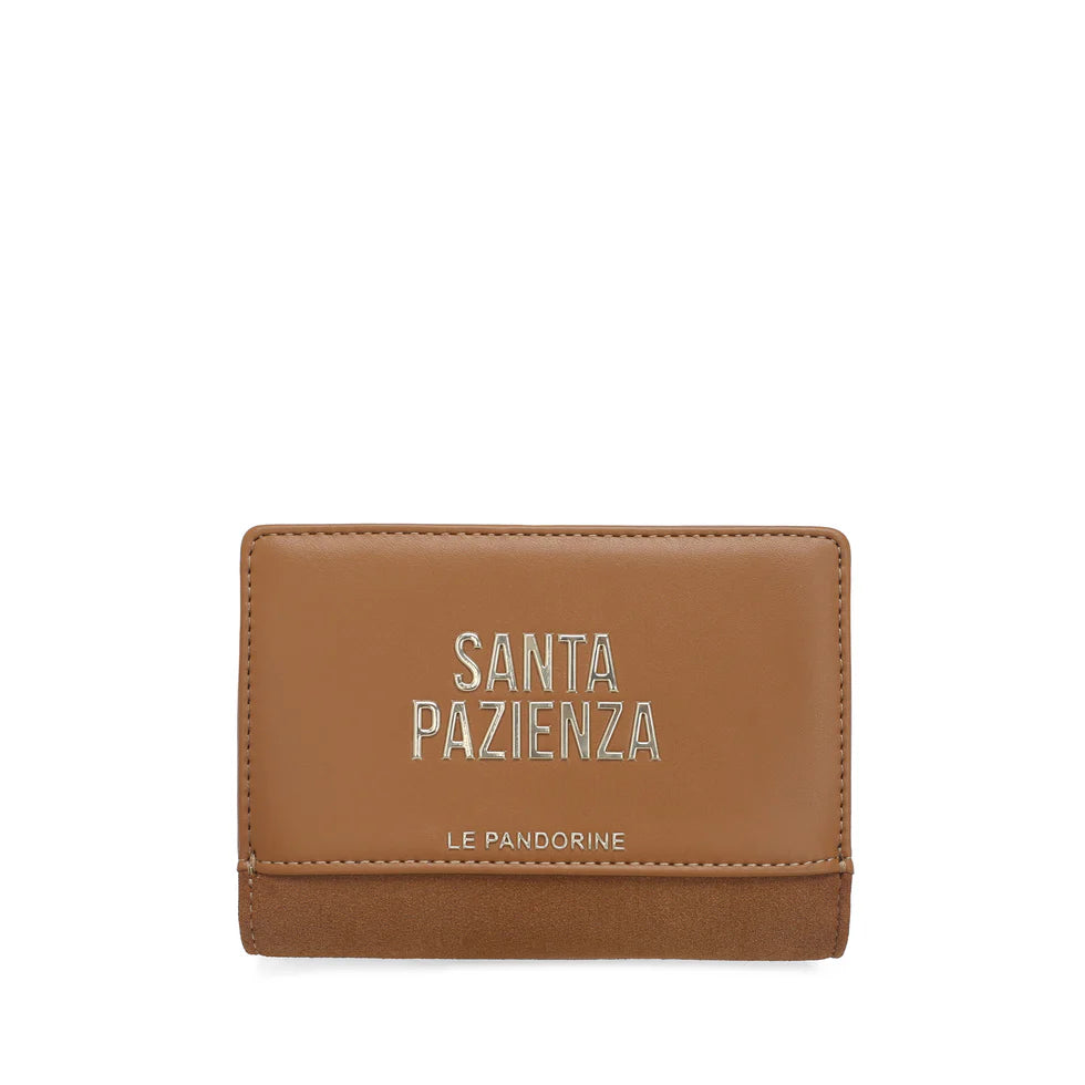 PORTAFOGLIO MEDIO PATTY COLORE TABACCO LE PANDORINE