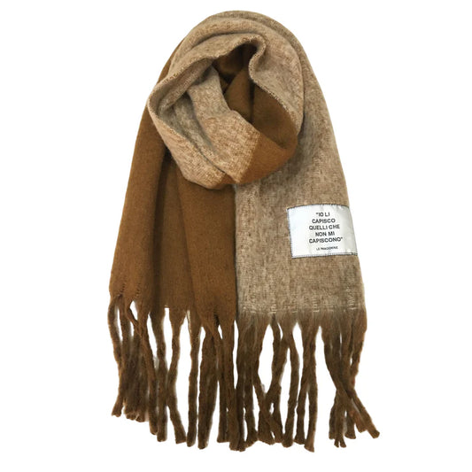 SCIARPA 40X200 COLORE NATURALE LE PANDORINE