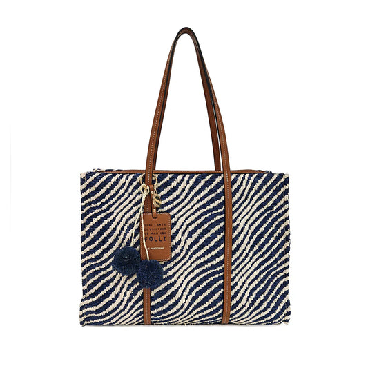SHOPPING BAG SUNNY BLU LE PANDORINE