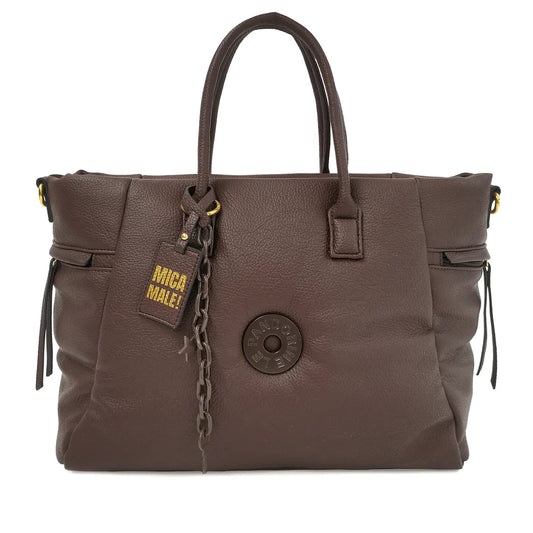 SHOPPING GRANDE ALEX SHOPPER COLORE TESTA DI MORO LE PANDORINE