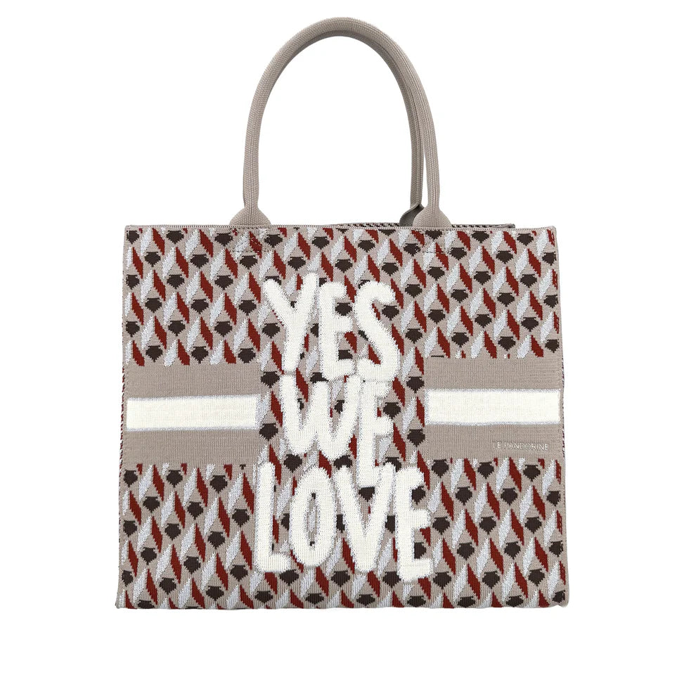 SHOPPING GRANDE BELLA COLORE BEIGE LE PANDORINE