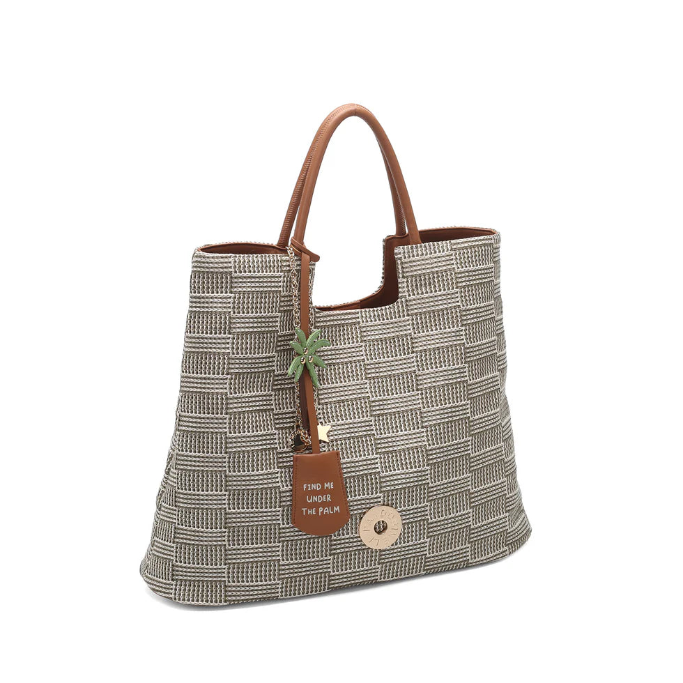 SHOPPING BAG MIRIAM CON ACCESSORIO LE PANDORINE