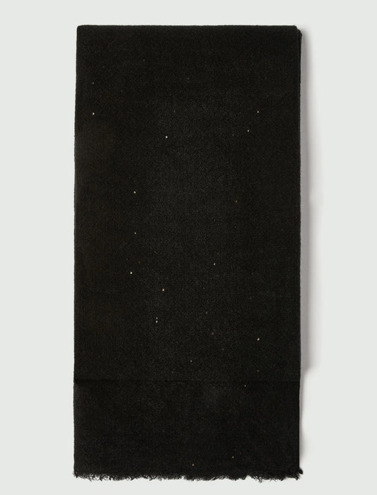 STOLA CON PAILLETTES NERO EMME