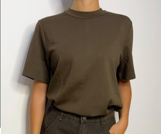 T-SHIRT MARRONE ELEH