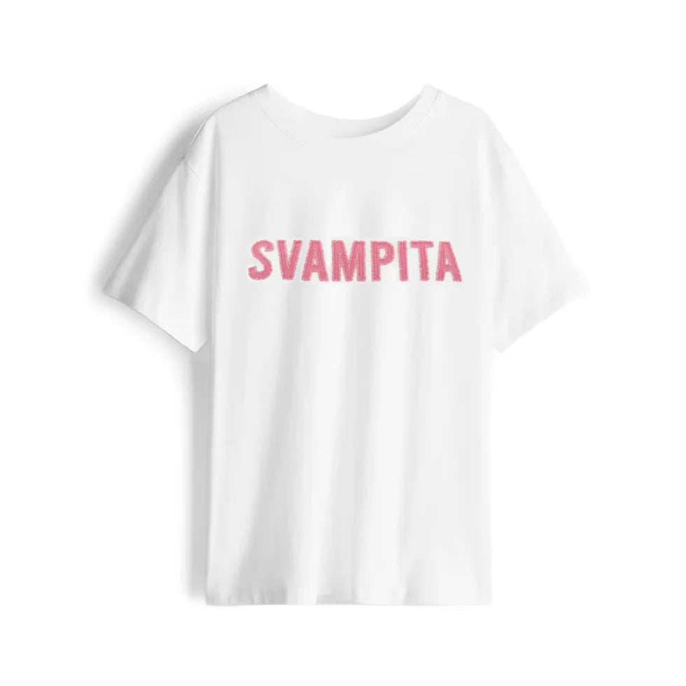 T-SHIRT IN COTONE CON SCRITTA LE PANDORINE