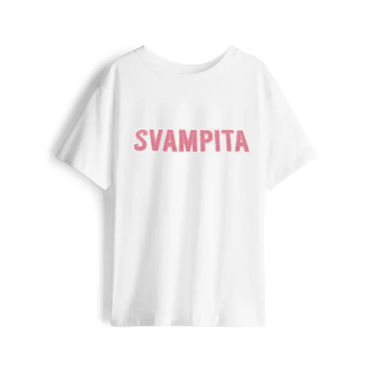 T-SHIRT IN COTONE CON SCRITTA LE PANDORINE