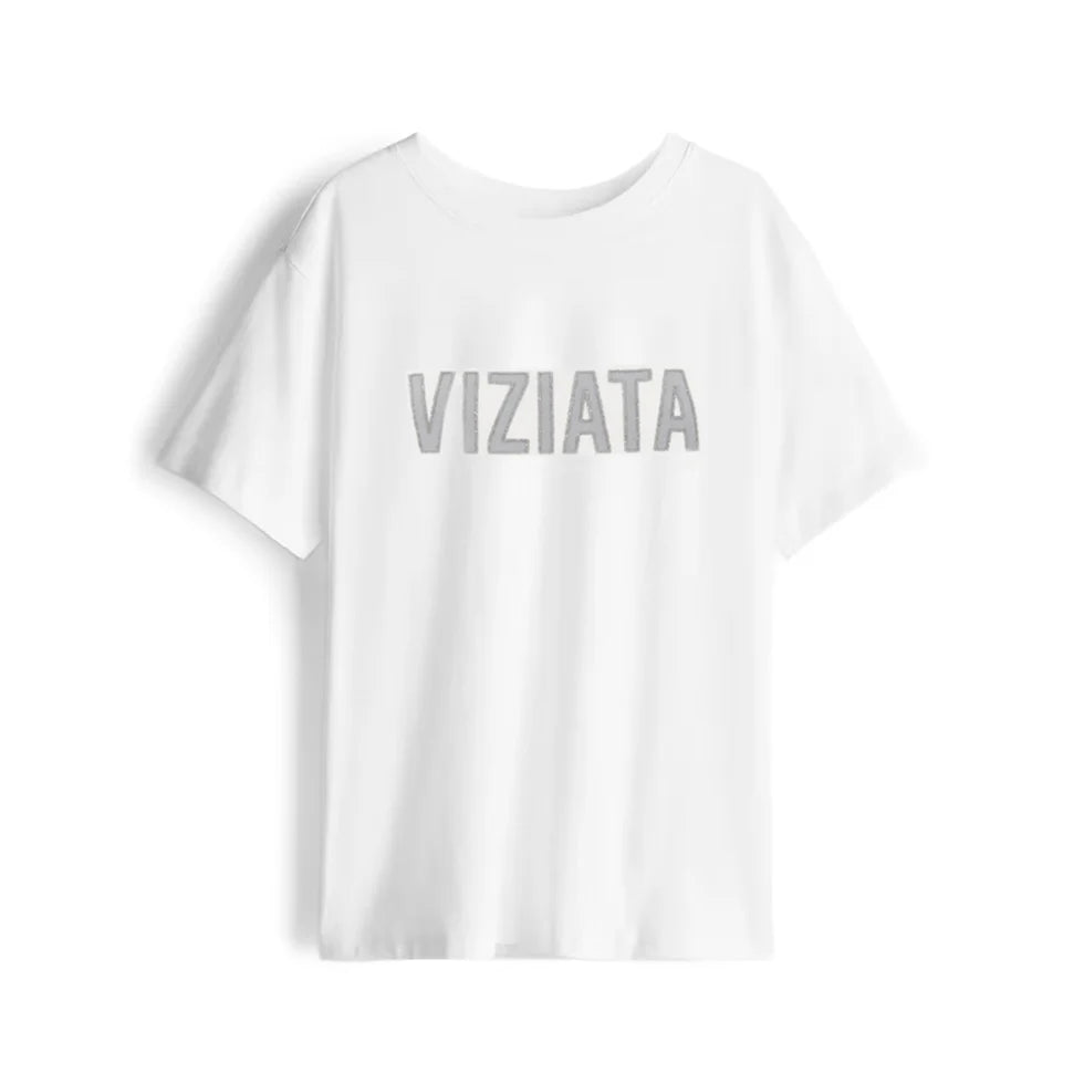 T-SHIRT IN COTONE CON SCRITTA LE PANDORINE