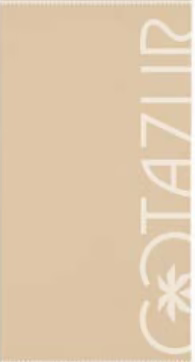 TELO MARE MICROFIBRA BEIGE COTAZUR