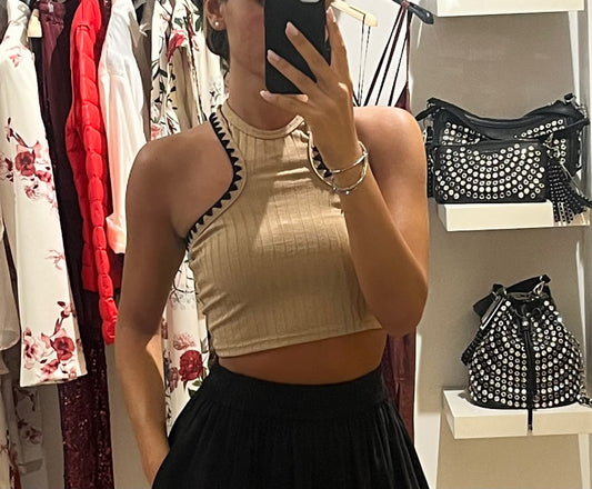 TOP BEIGE COTAZUR
