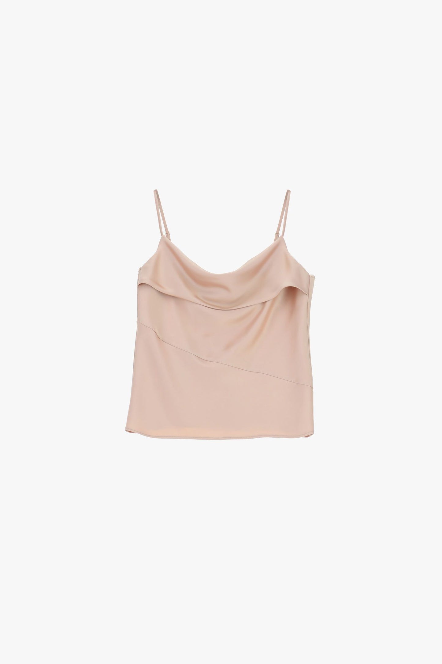 TOP CON SCOLLO A CASCATA E SPALLINE SOTTILI IMPERIAL